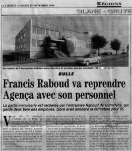 Historique Raboud Group - 1995 (1)