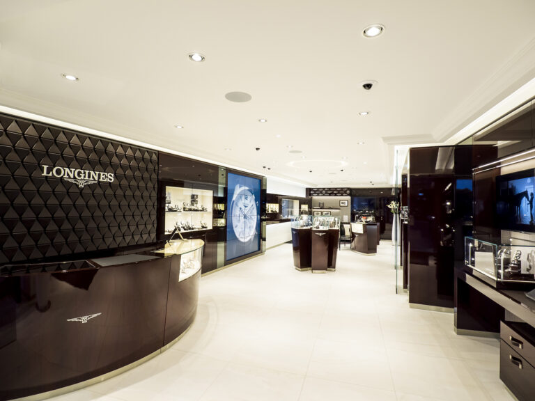 Boutique et stand d'exposition - Horlogerie - Longines - Raboud Group