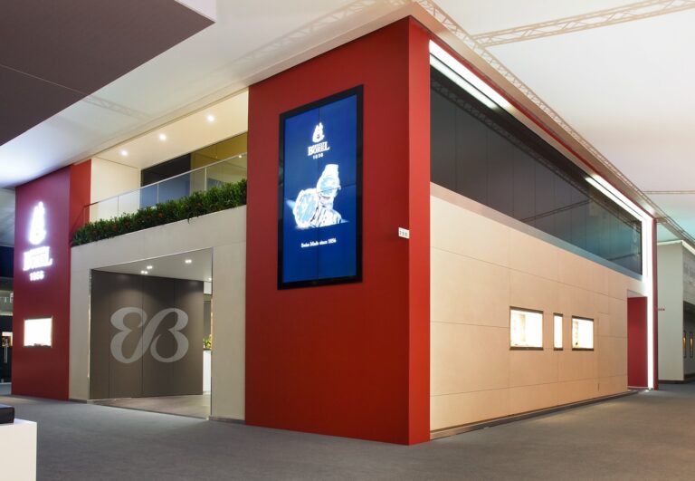 Agencement stand Ernest Borel - Baselworld - Raboud Group